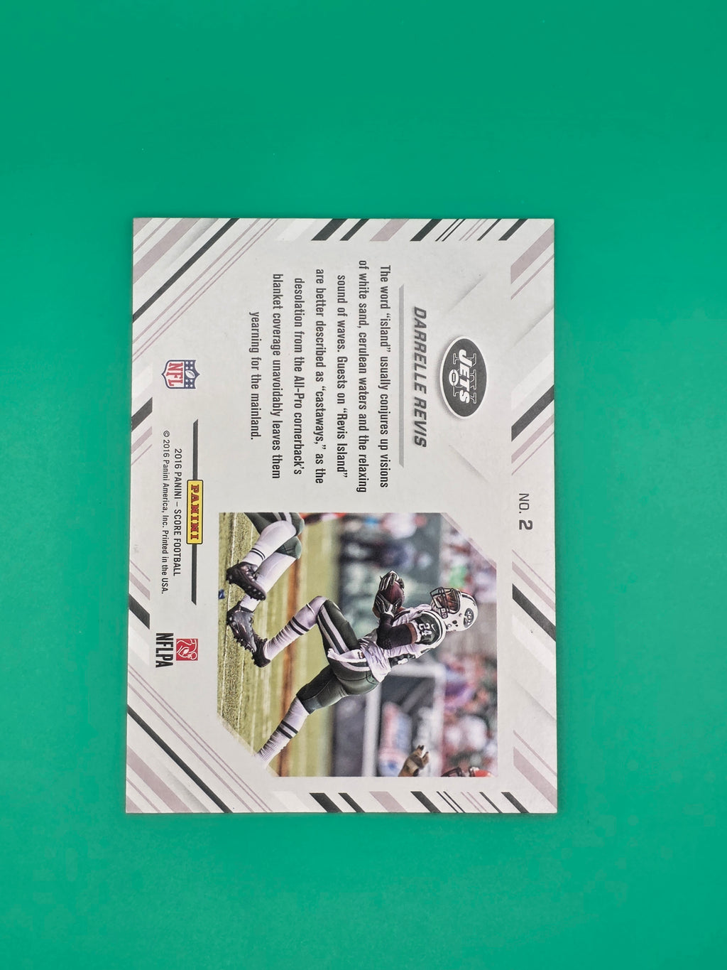 2016 Score #2 Darrelle Revis No Fly Zone Gold