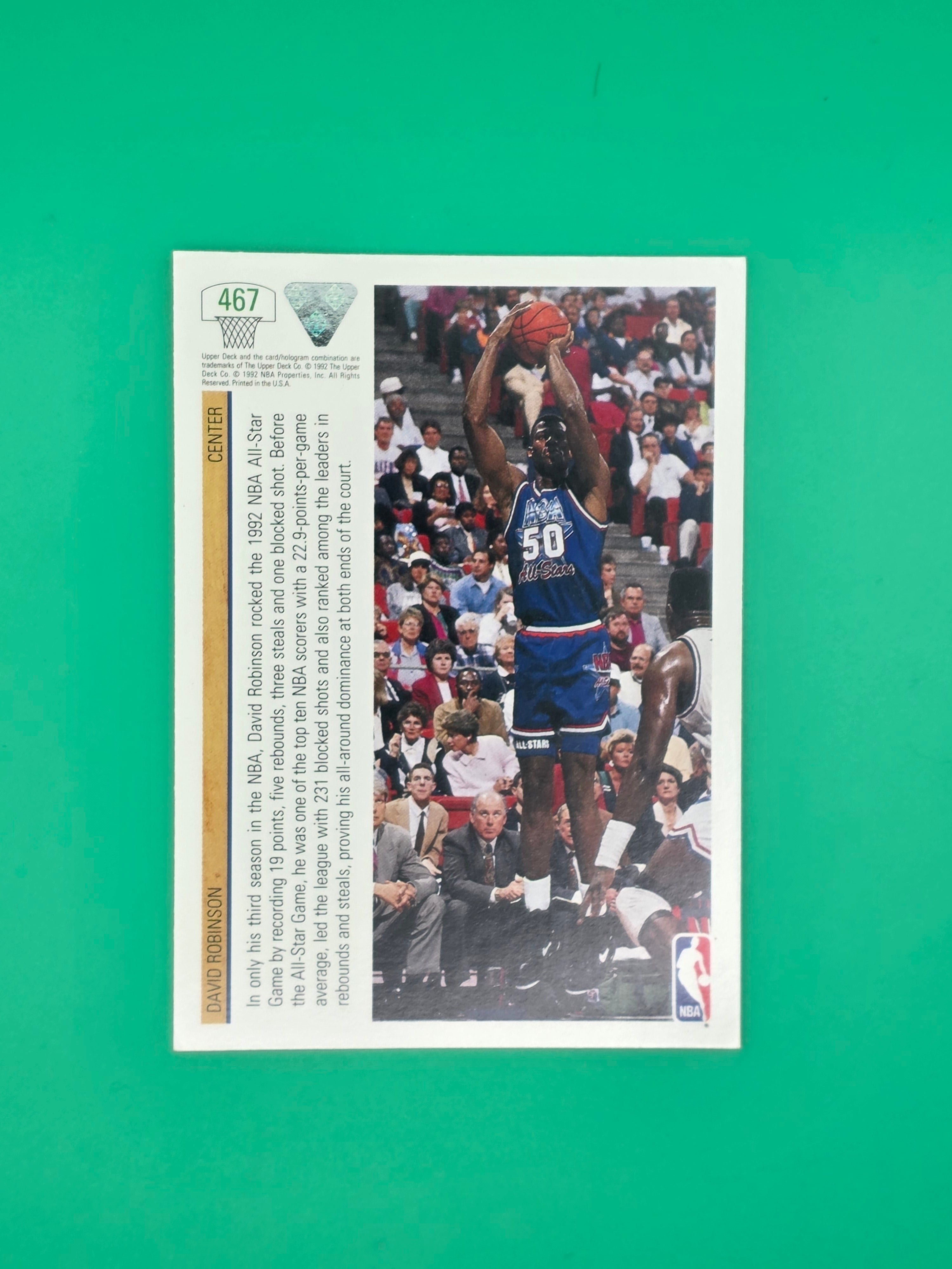 1991-92 Upper Deck Spanish #19 David Robinson