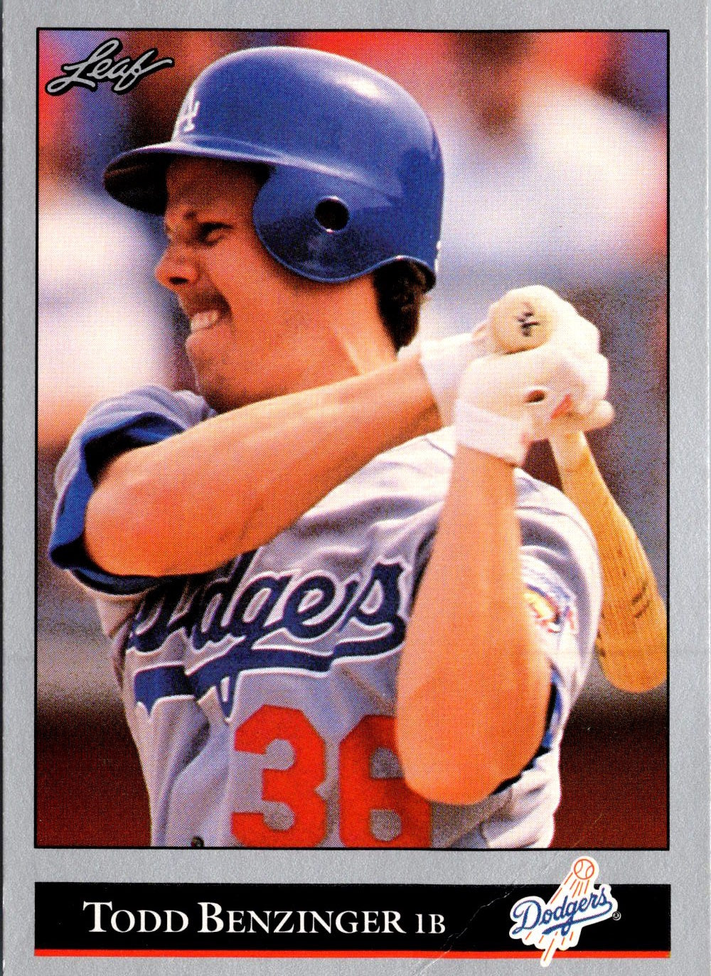 1992 Leaf #257 Todd Benzinger