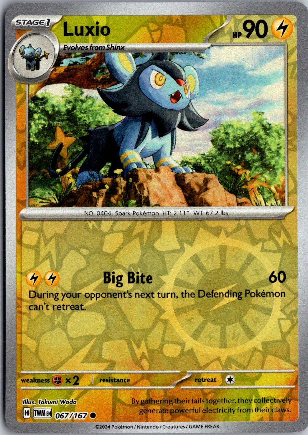 SV06: Twilight Masquerade #067/167 Luxio