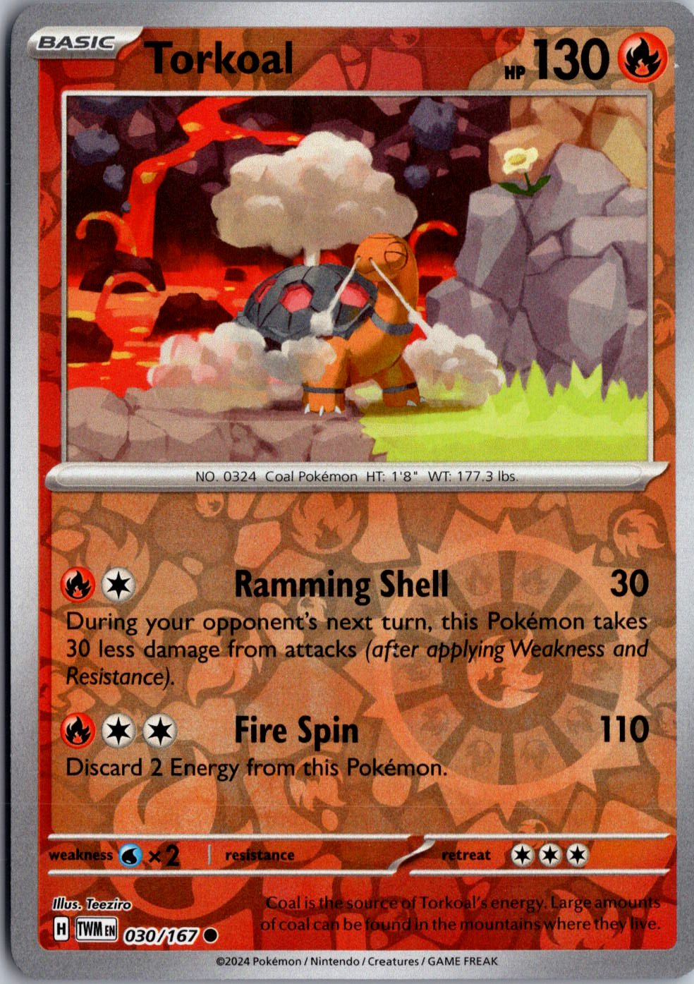 SV06: Twilight Masquerade #030/167 Torkoal