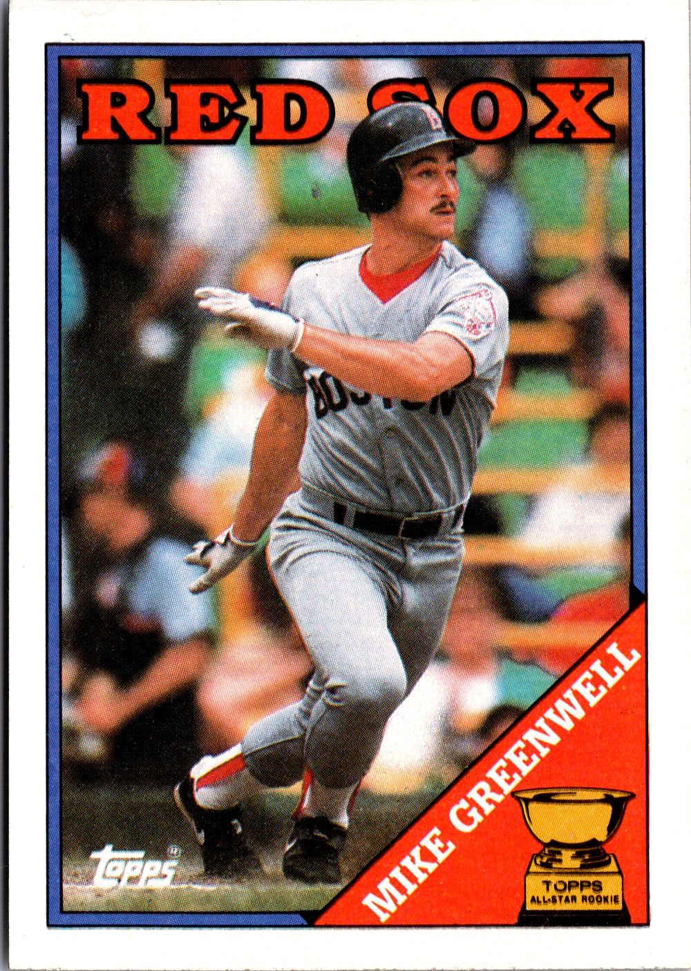1988 Topps #493 Mike Greenwell