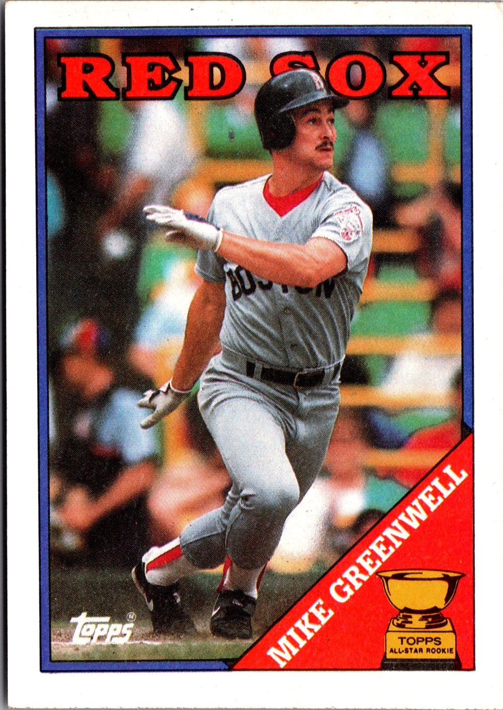 1988 Topps #493 Mike Greenwell