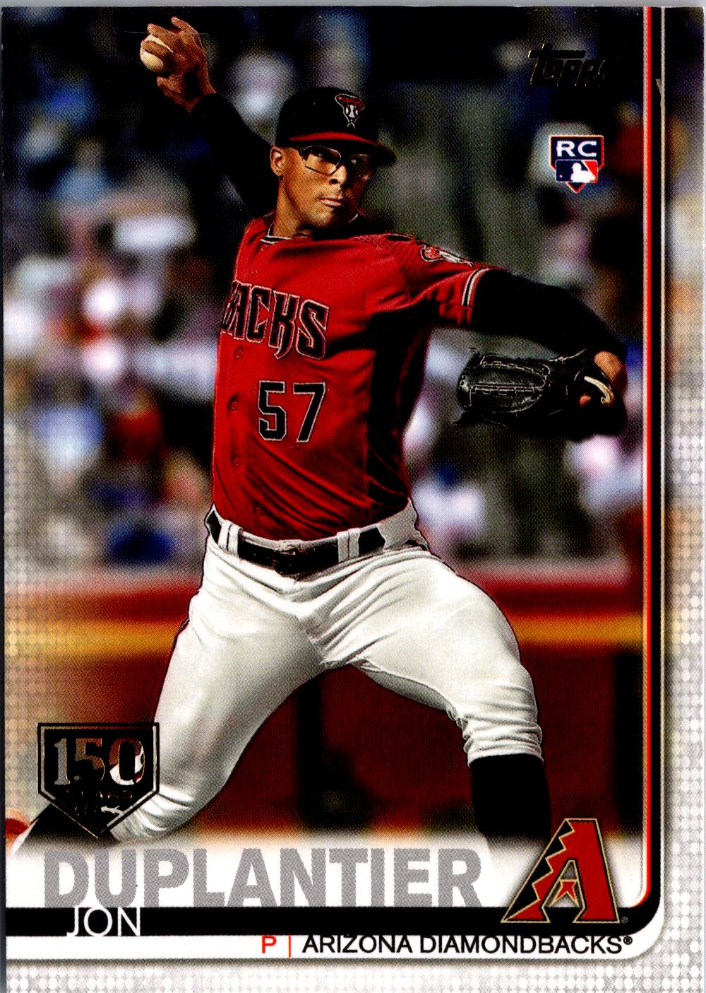 2019 Topps Update #US244 Jon Duplantier 150th Anniversary