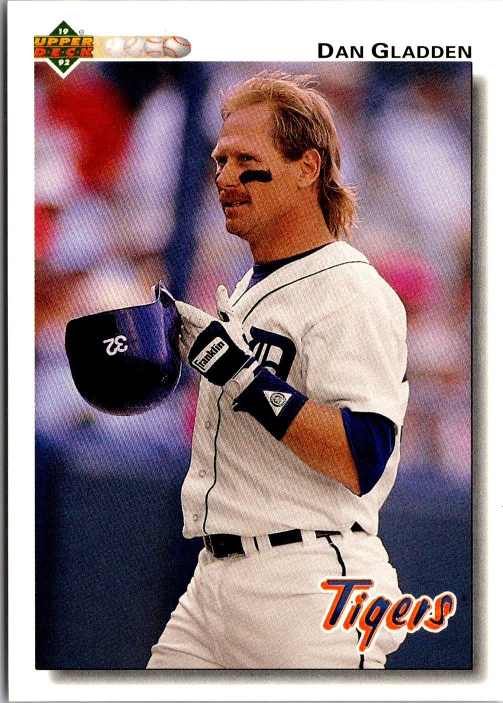 1992 Upper Deck #737 Dan Gladden Factory Set Gold Hologram