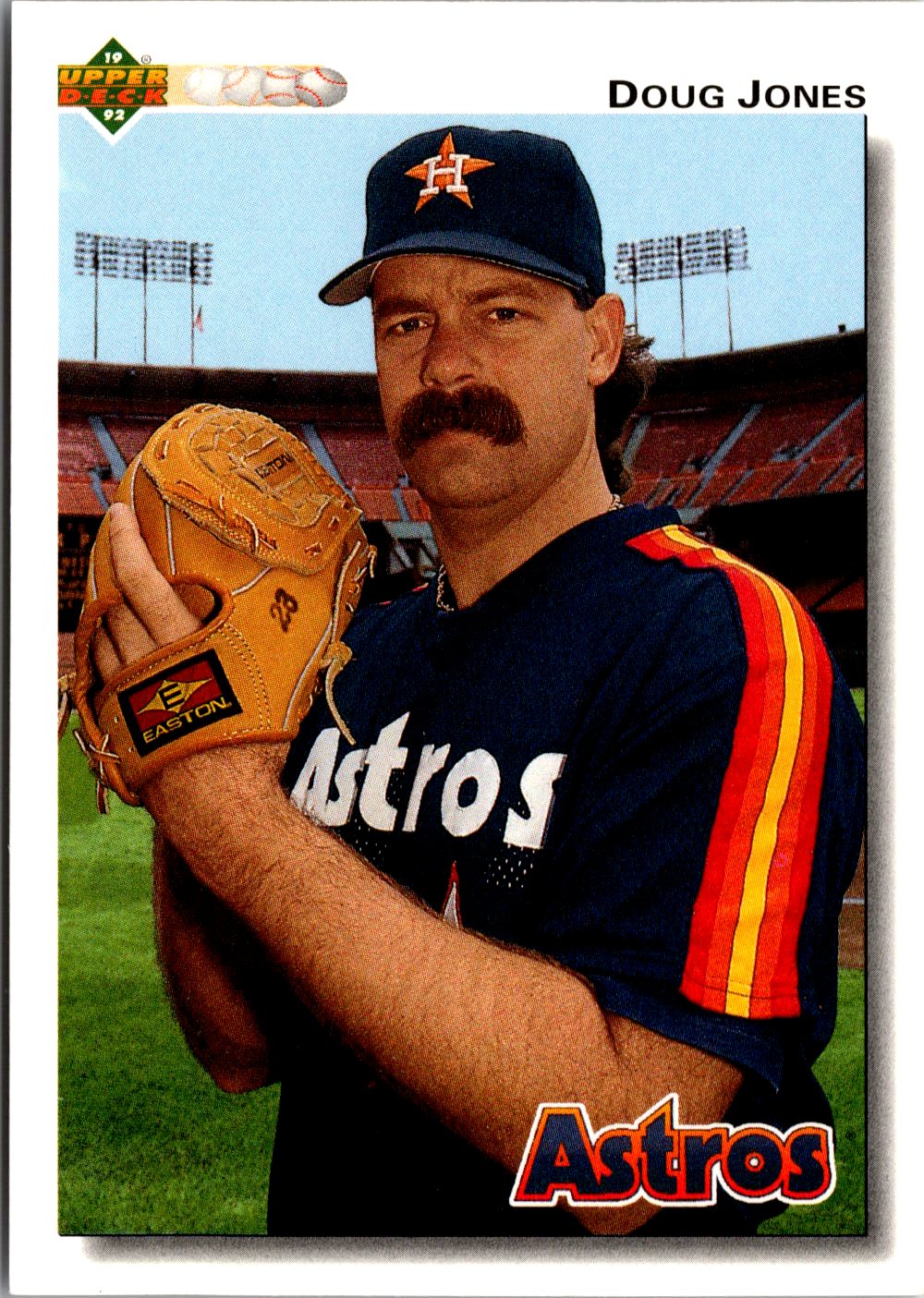 1992 Upper Deck #798 Doug Jones Factory Set Gold Hologram