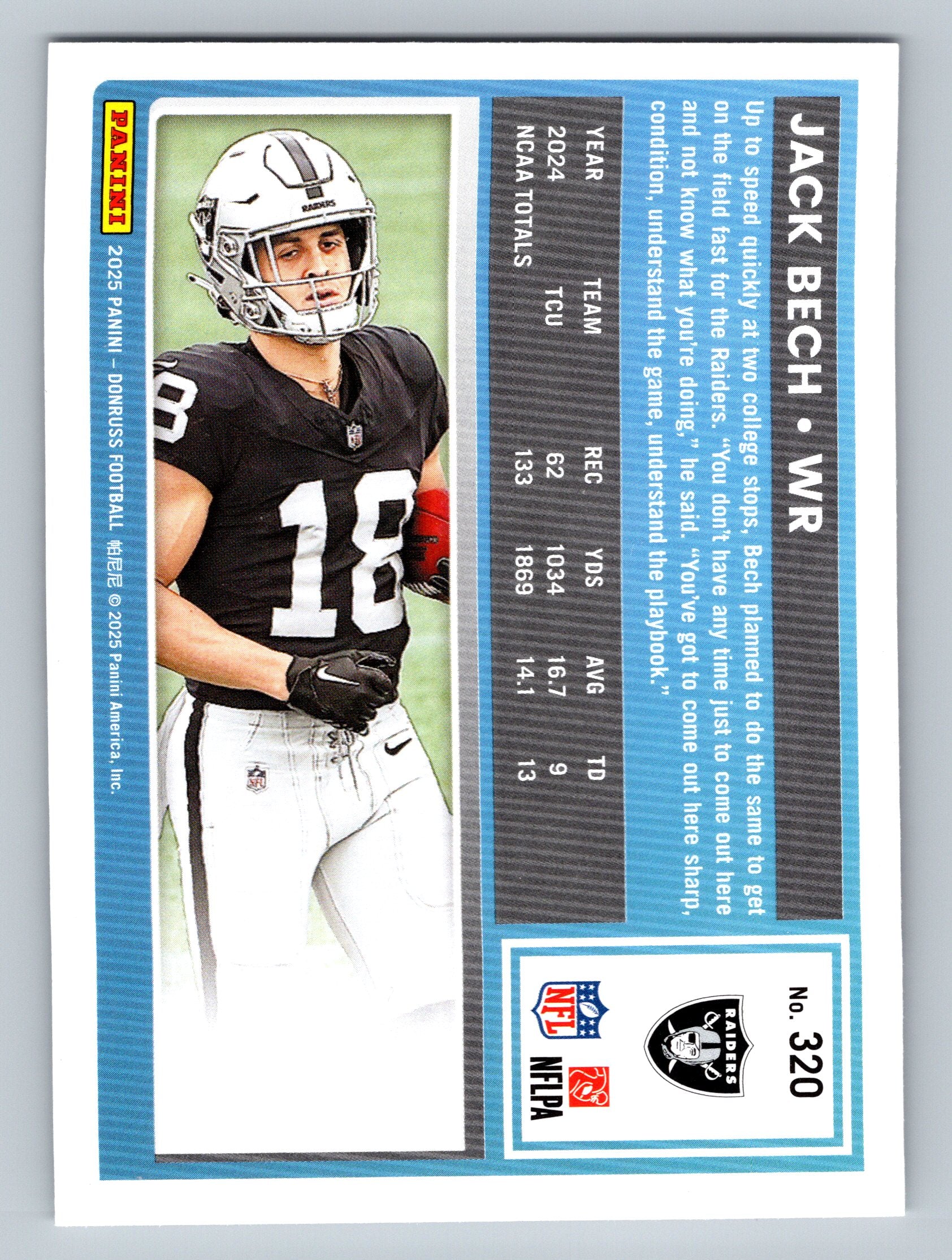 2025 Donruss #320 Jack Bech