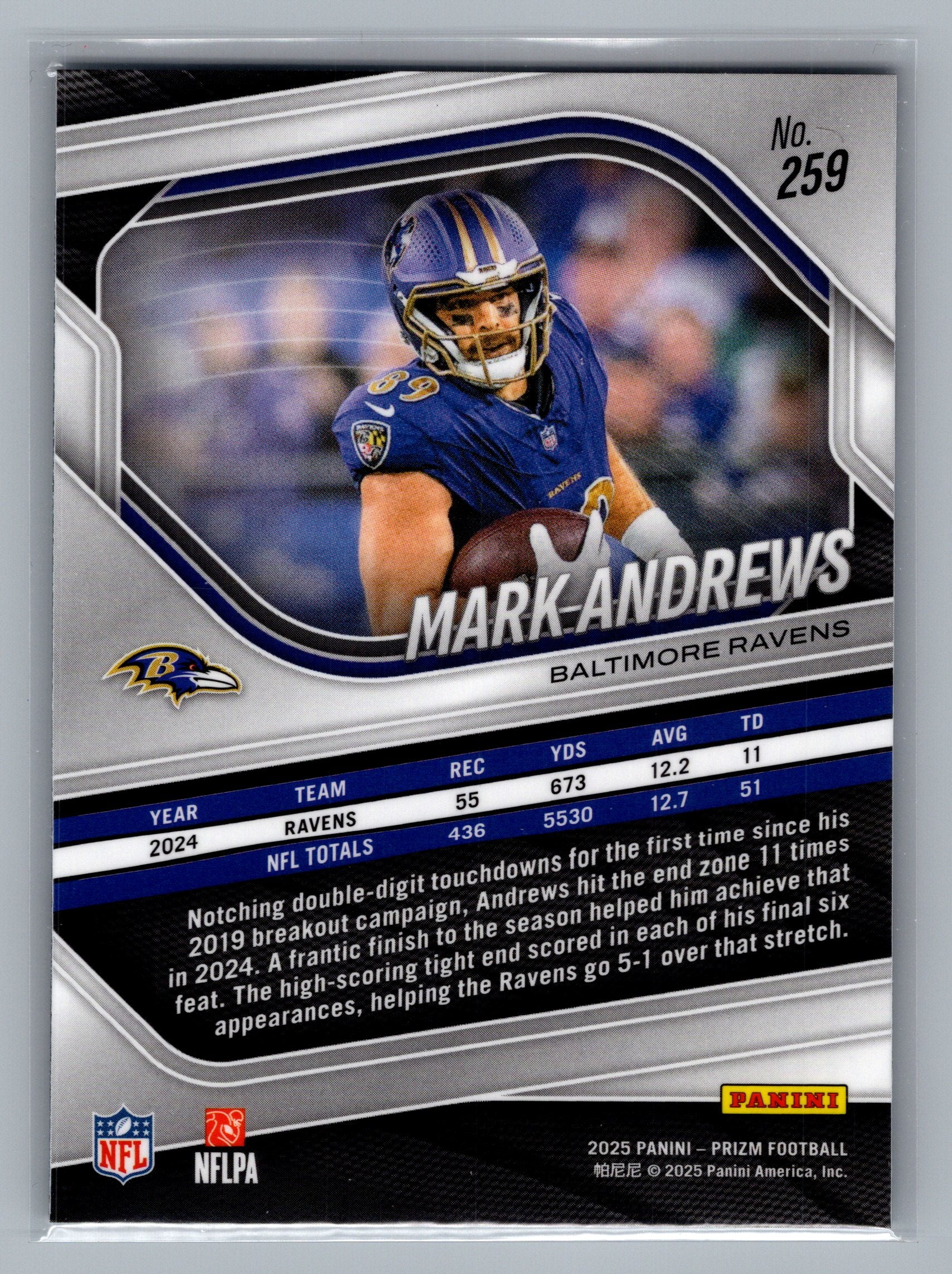 2025 Panini Prizm #259 Mark Andrews