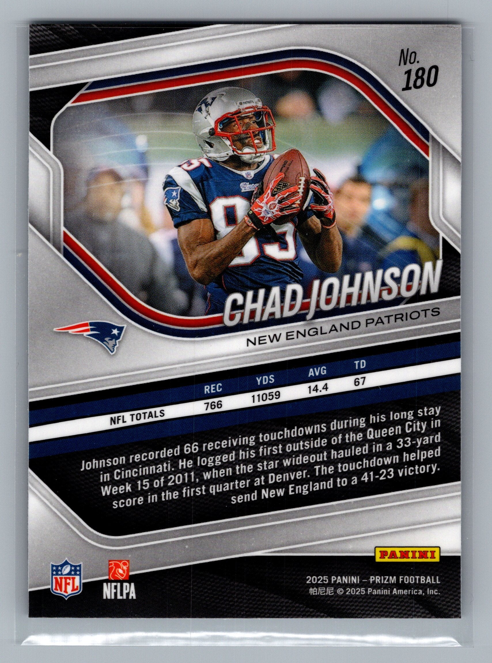 2025 Panini Prizm #180 Chad Johnson