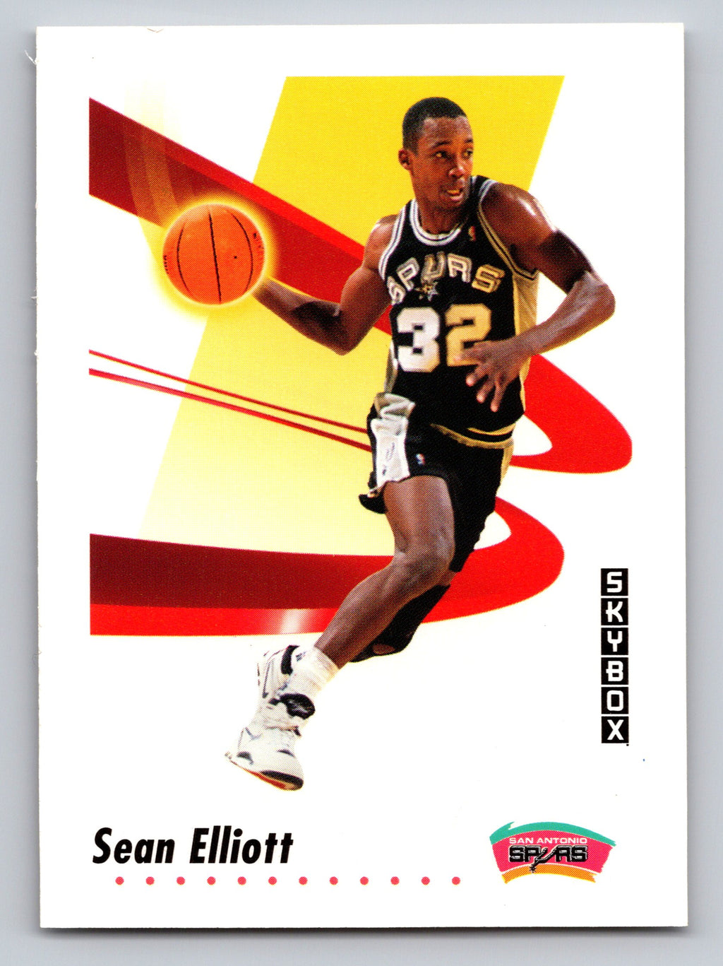 1991-92 SkyBox #256 Sean Elliott
