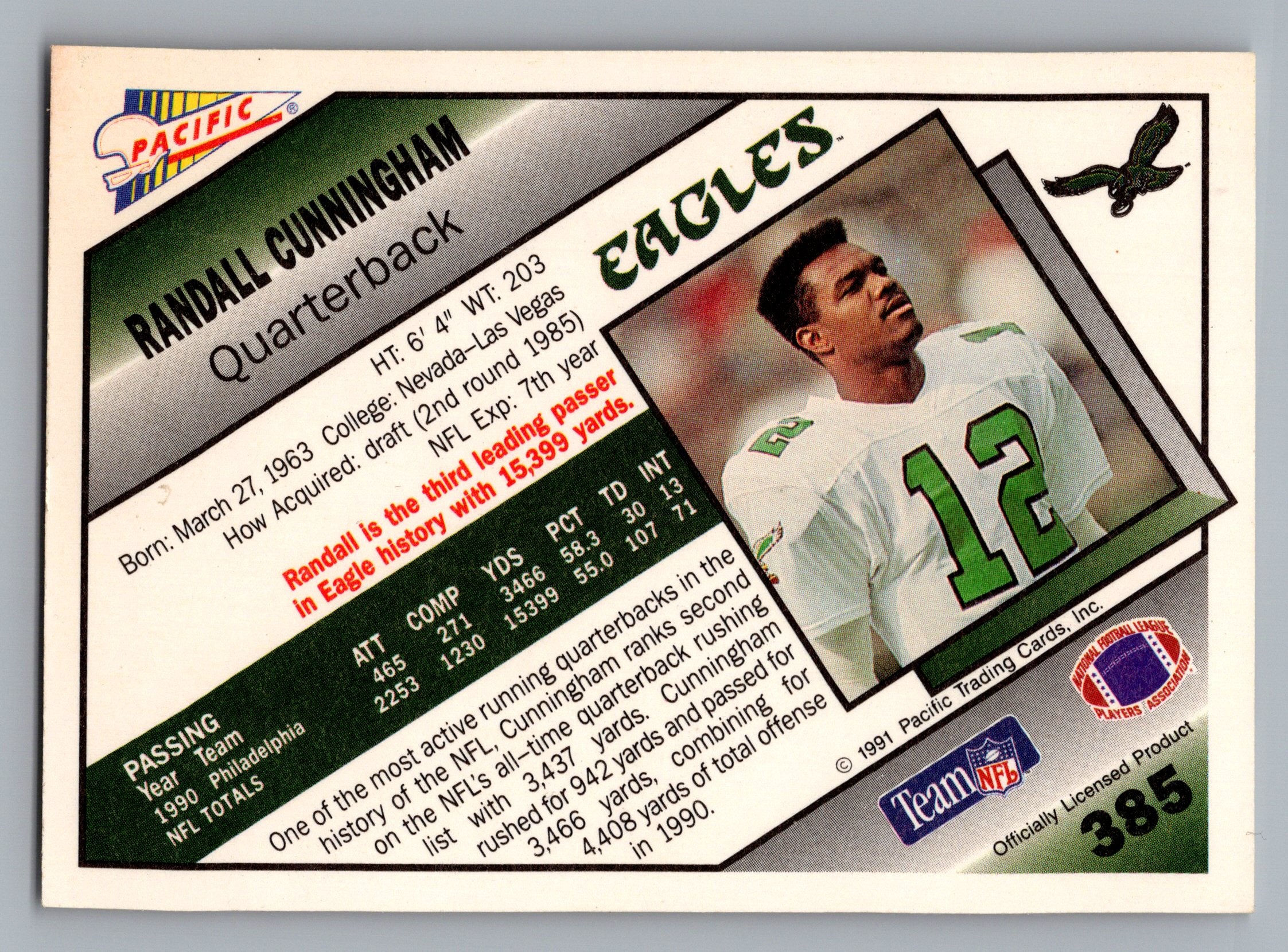 1993 Wild Card #234 Marvin Jones 100 Stripe