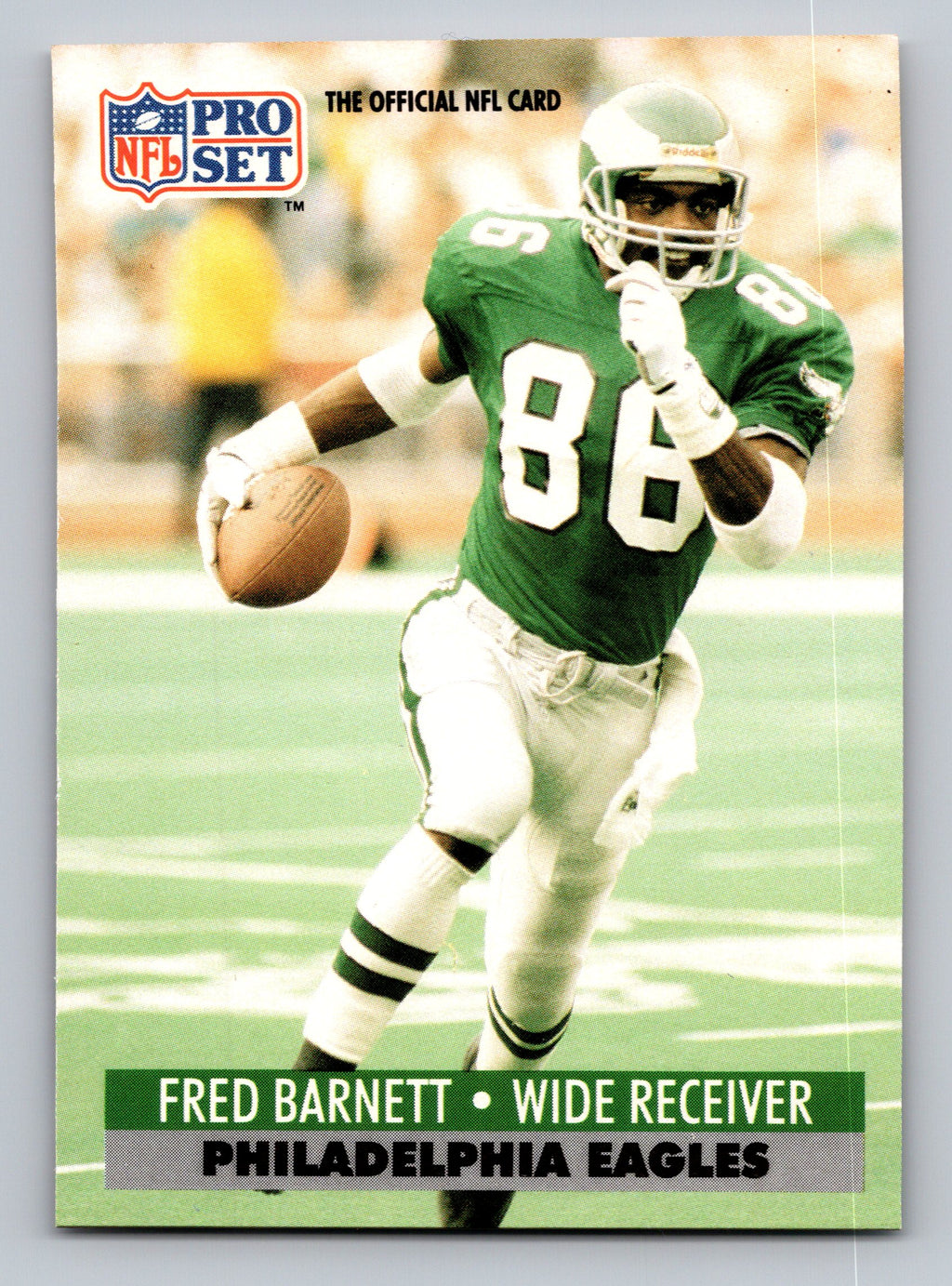 1991 Pro Set #254 Fred Barnett