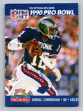 1990 Pro Set #386b Randall Cunningham Name in large print on front