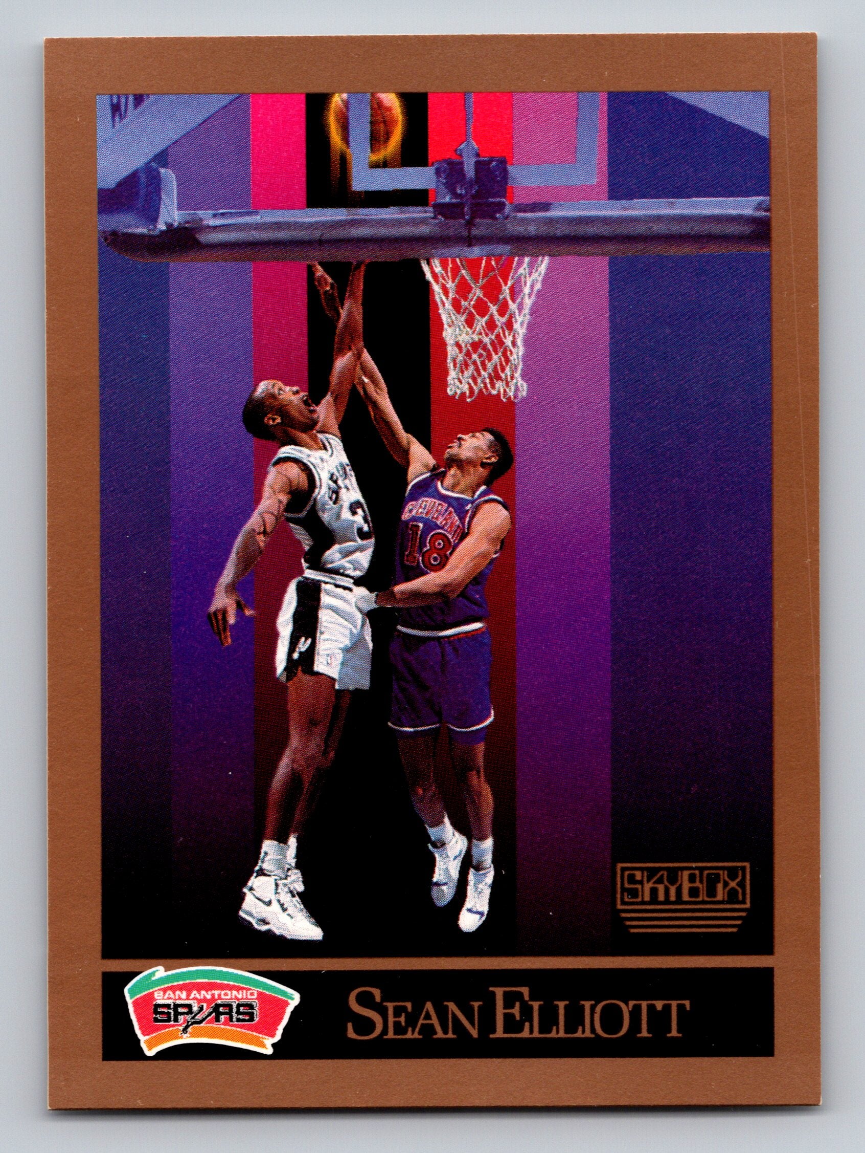 1990-91 SkyBox #256 Sean Elliott