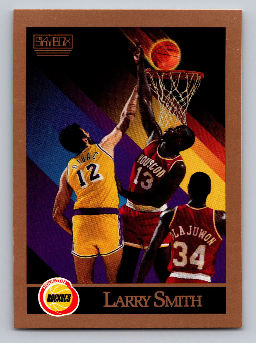 1990-91 SkyBox #111b Larry Smith