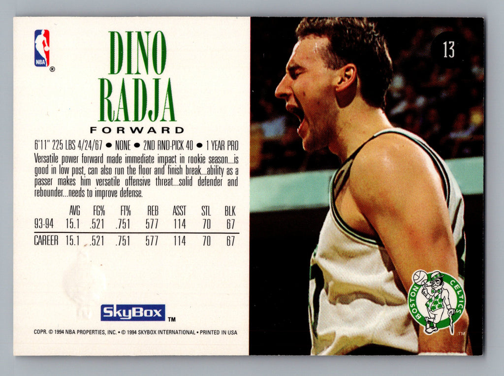 1994-95 SkyBox Premium #13 Dino Radja