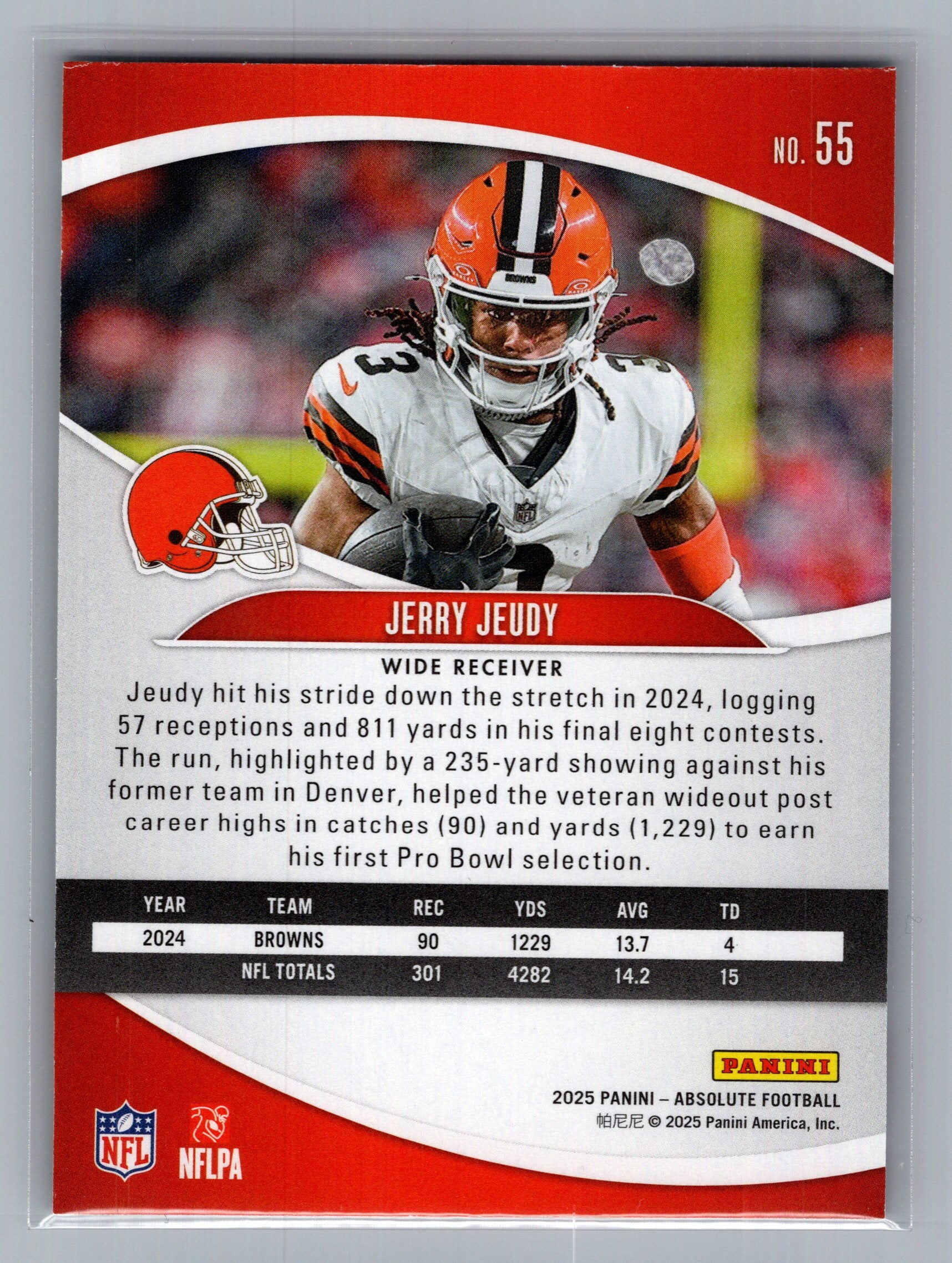 2025 Panini Absolute #55 Jerry Jeudy Retail