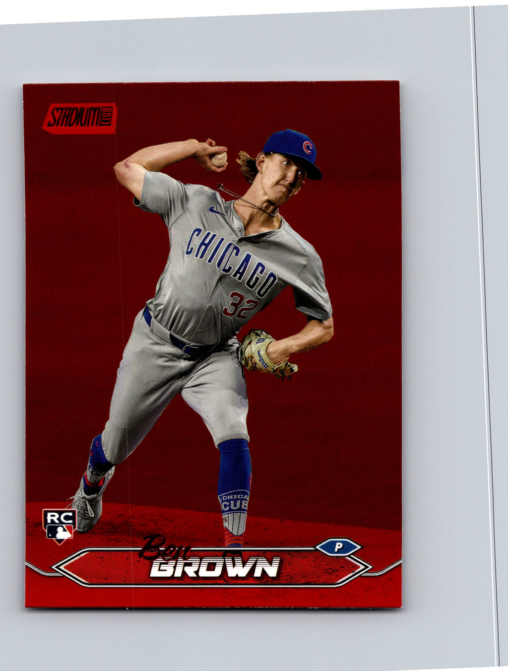 2024 Stadium Club #41 Ben Brown Red Foil