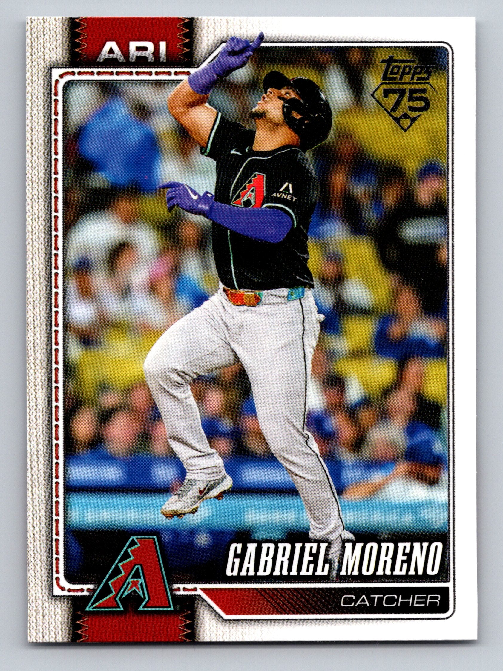 2026 Topps #71 Gabriel Moreno Rainbow Foil