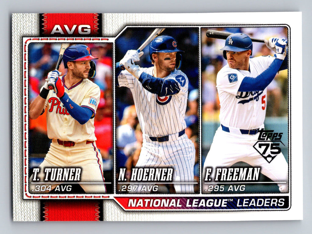 2026 Topps #151 Trea Turner / Nico Hoerner / Freddie Freeman