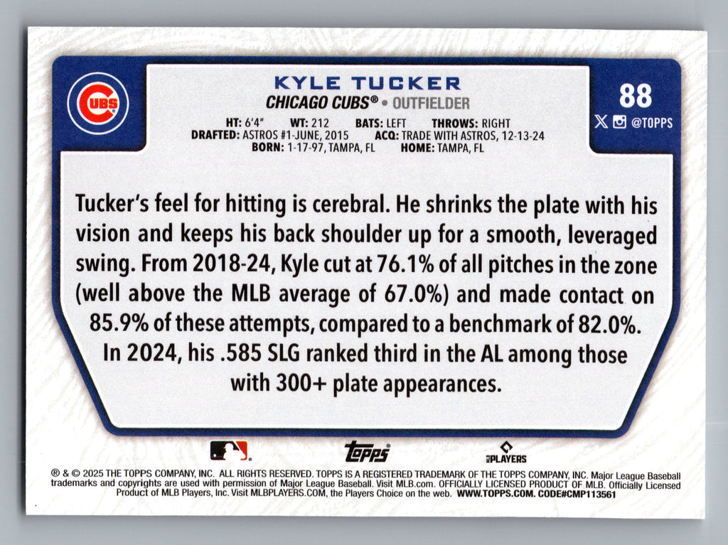 2025 Topps - Flagship Collection (Series Two) #88 Kyle Tucker