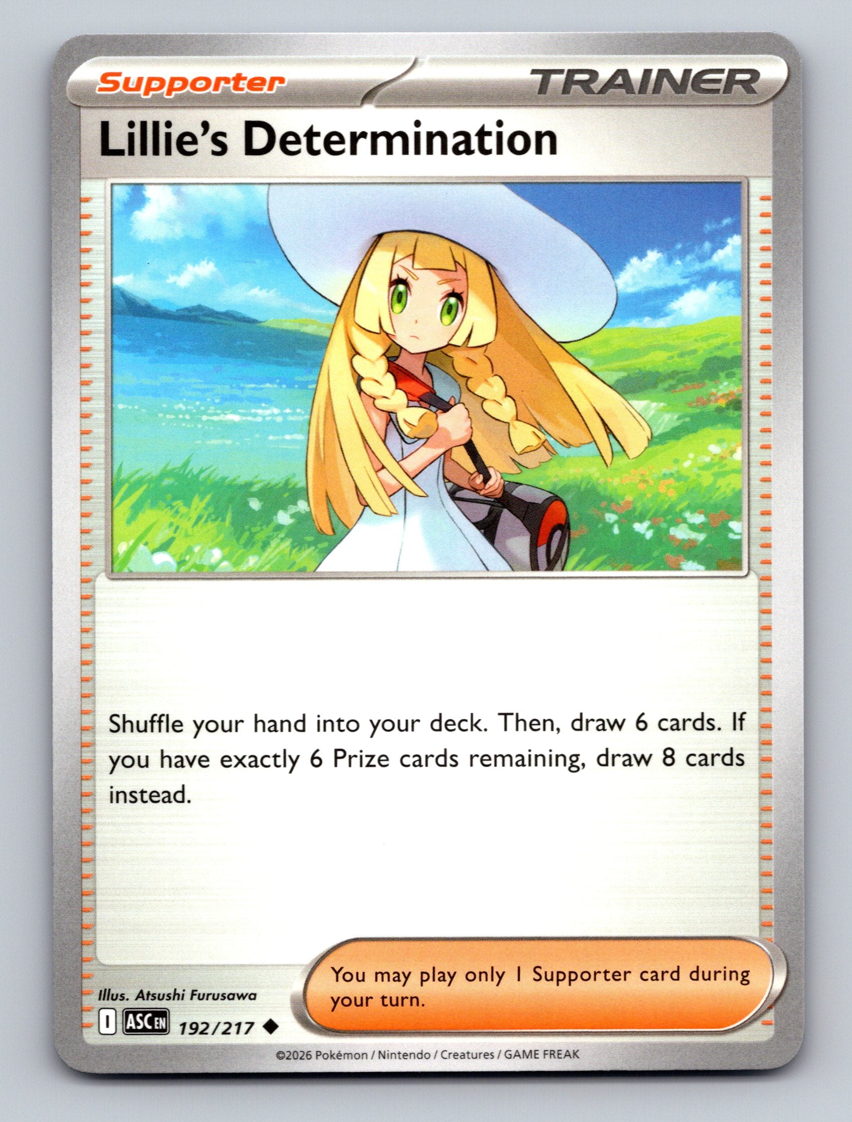 ME: Ascended Heroes #192/217 Lillie's Determination