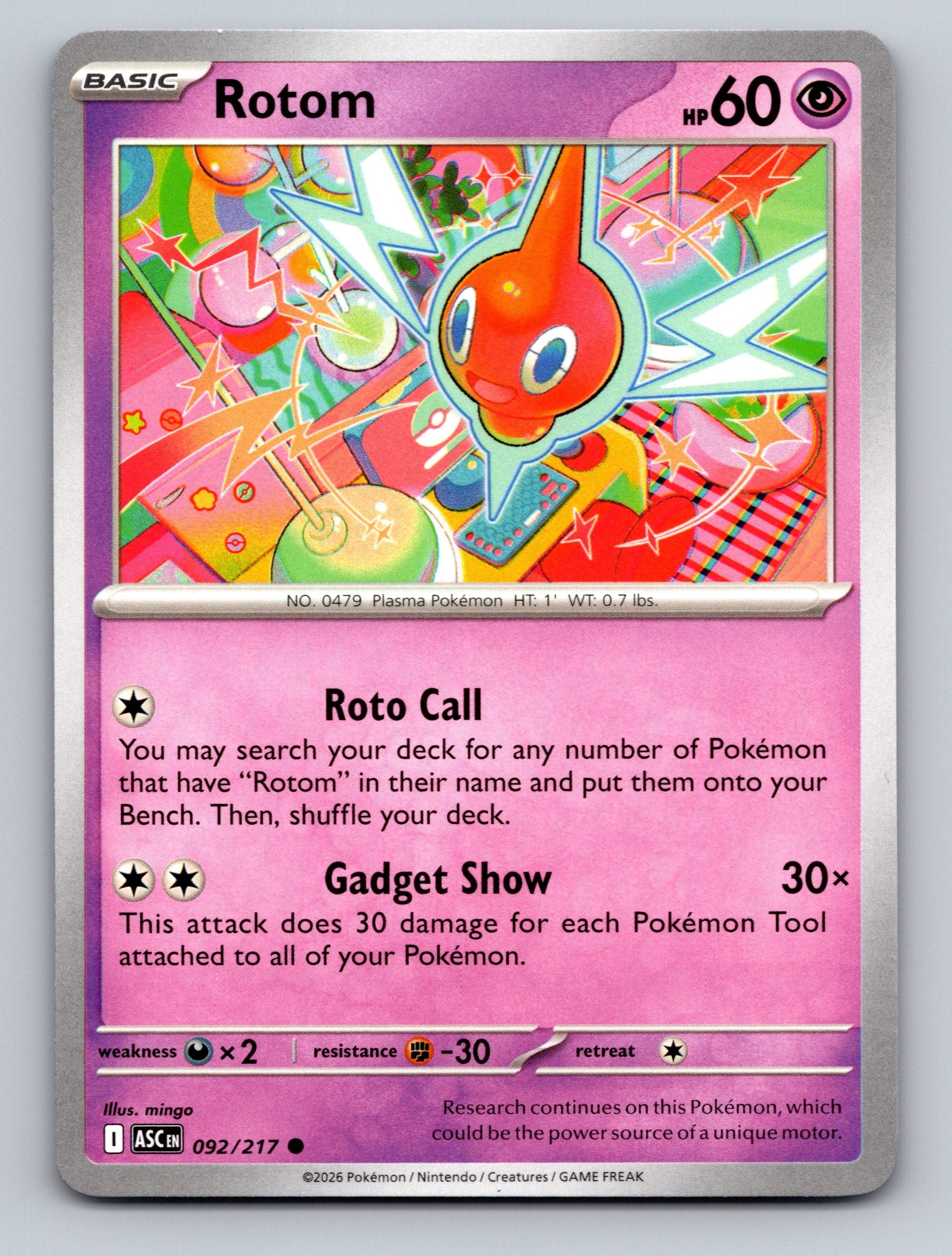 ME: Ascended Heroes #092/217 Rotom