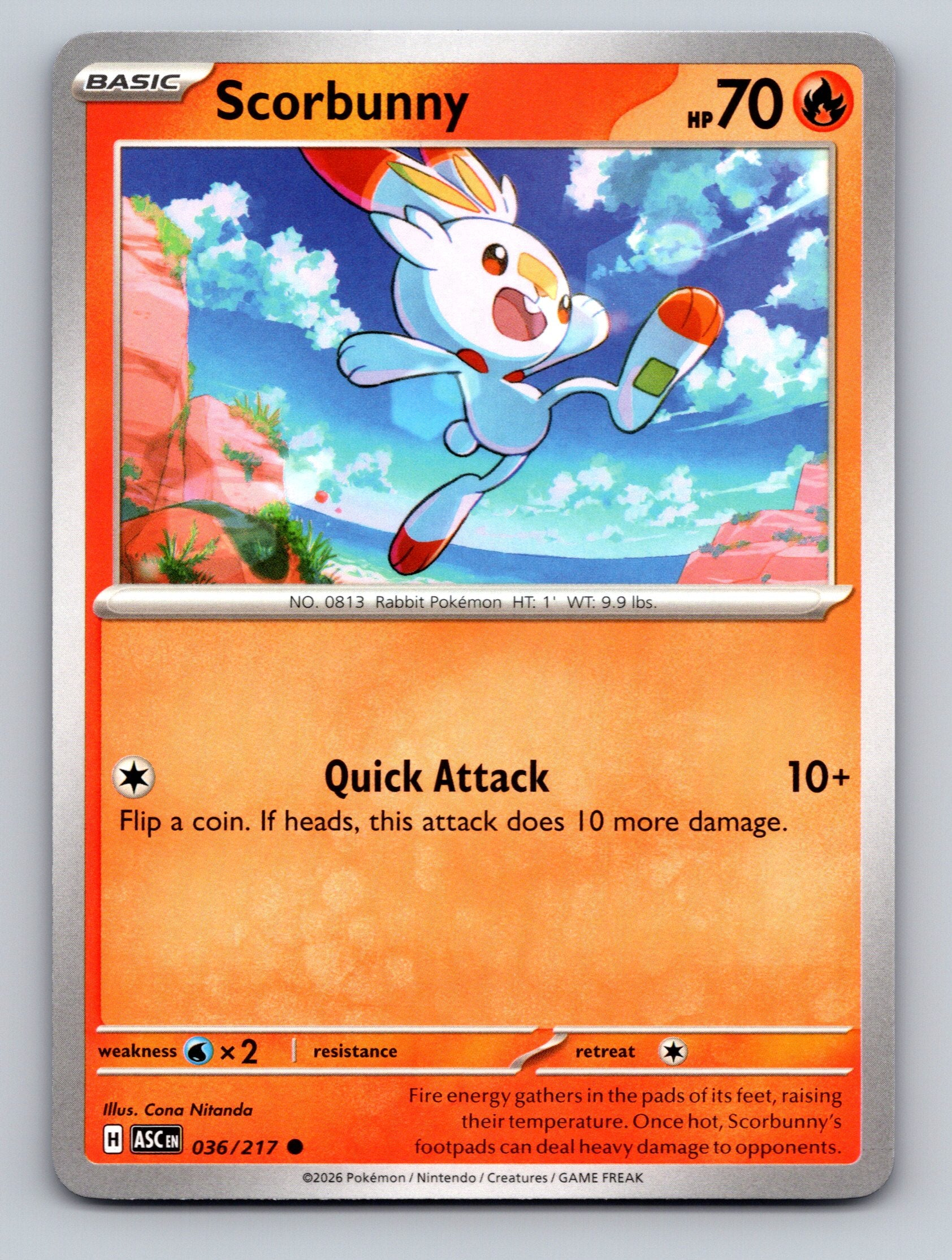 ME: Ascended Heroes #036/217 Scorbunny
