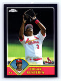 2003 Topps Chrome #50 Edgar Renteria Black Refractors #/199