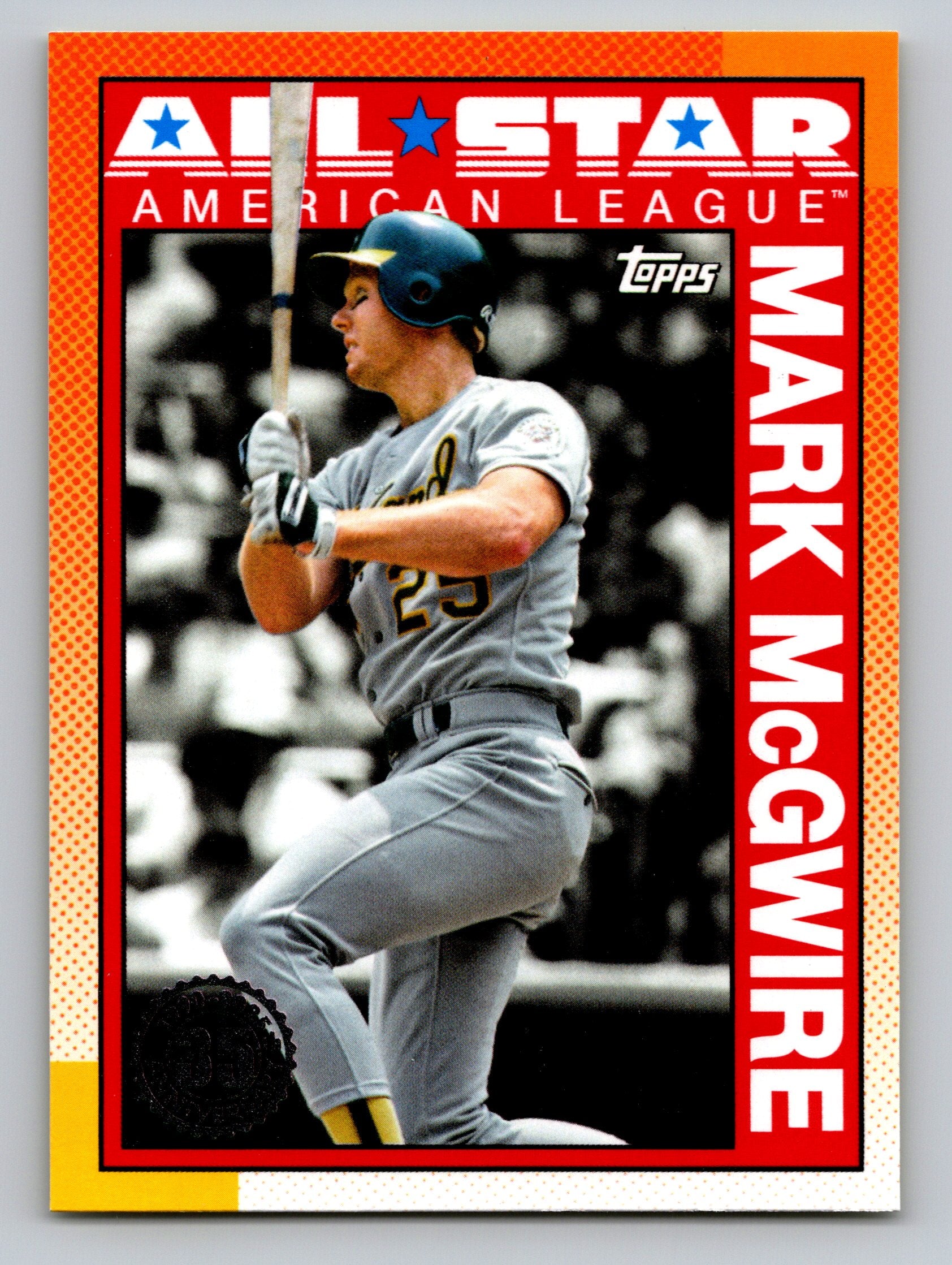 2025 Topps #90AS-25a Mark McGwire 1990 Topps Baseball 35th Anniversary All-Stars