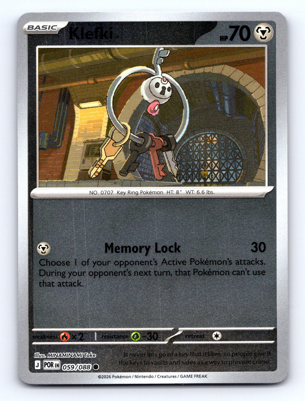 ME03: Perfect Order #059/088 Klefki