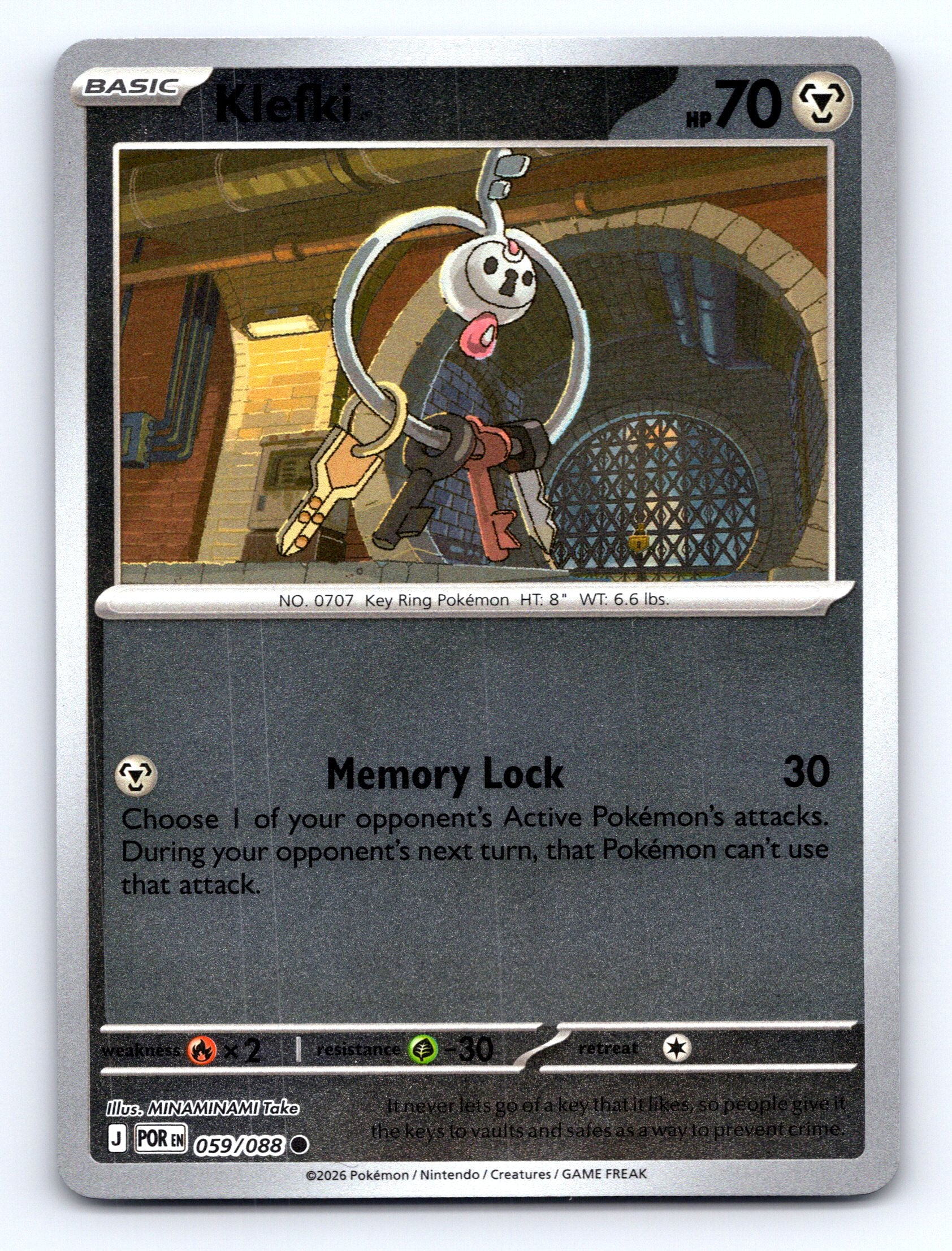 ME03: Perfect Order #059/088 Klefki