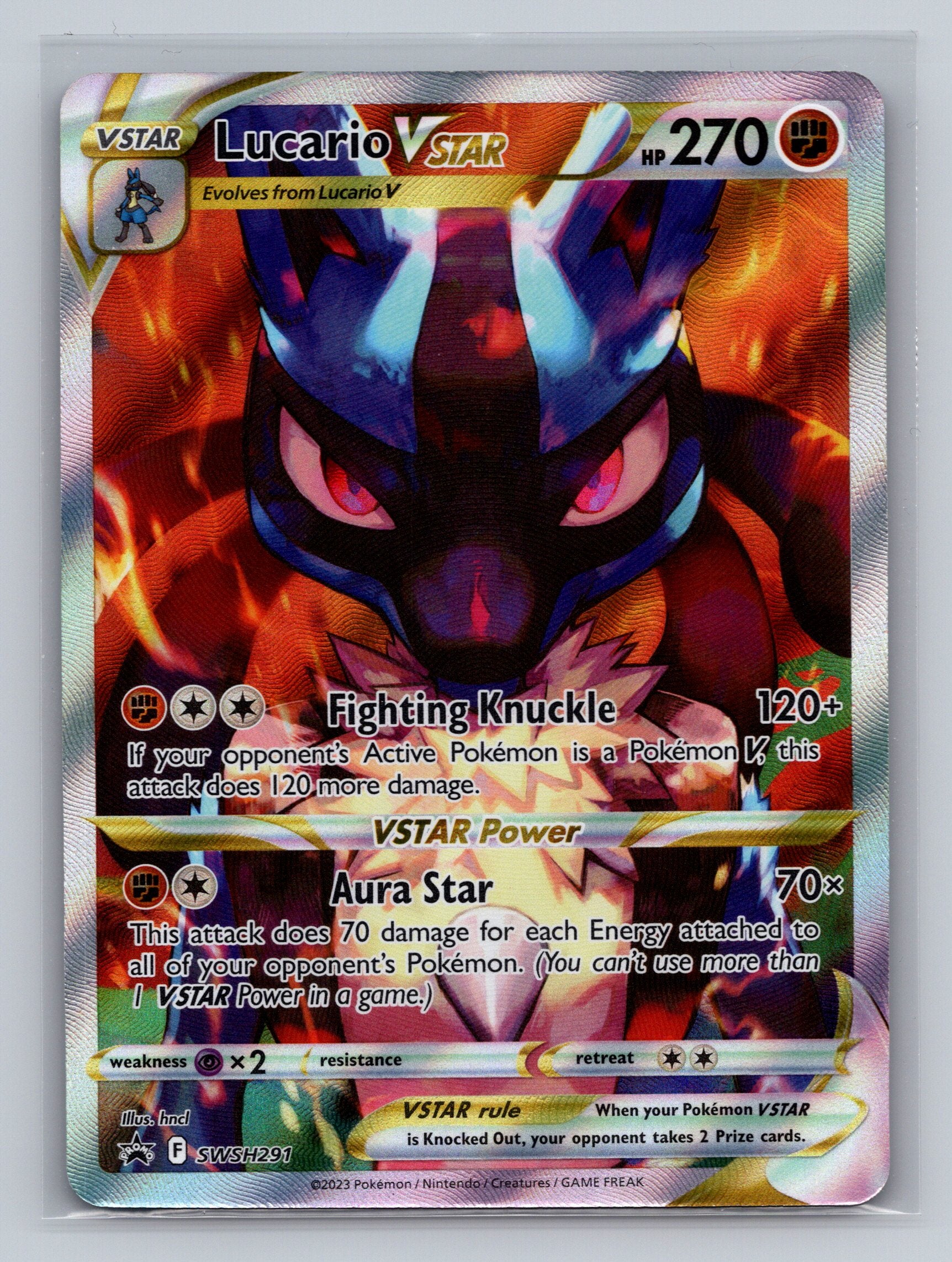SWSH: Sword & Shield Promo Cards #SWSH291 Lucario VSTAR