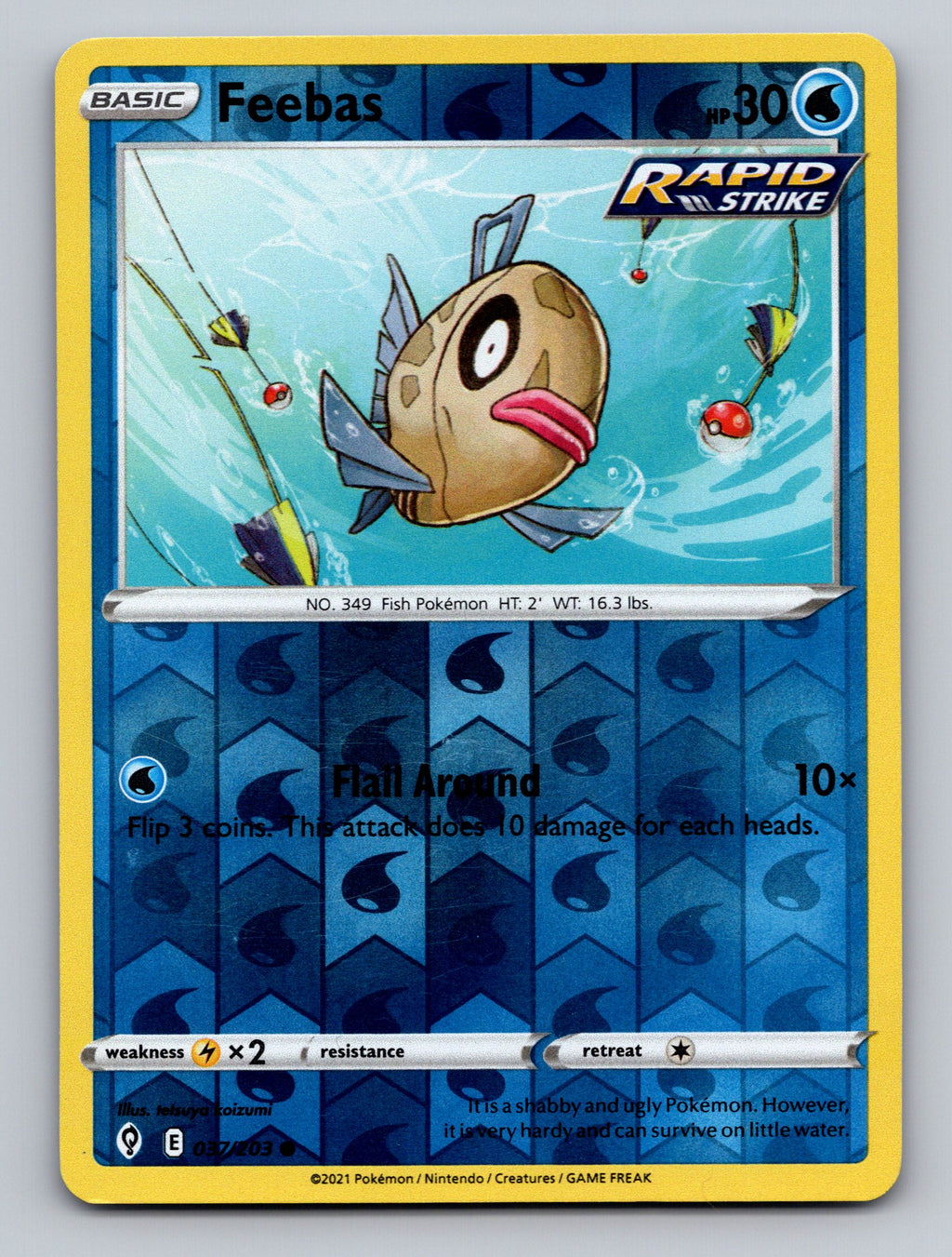 SWSH07: Evolving Skies #037/203 Feebas