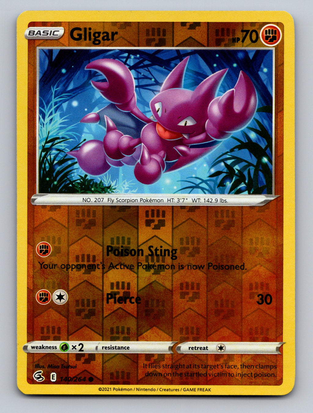 SWSH08: Fusion Strike #140/264 Gligar