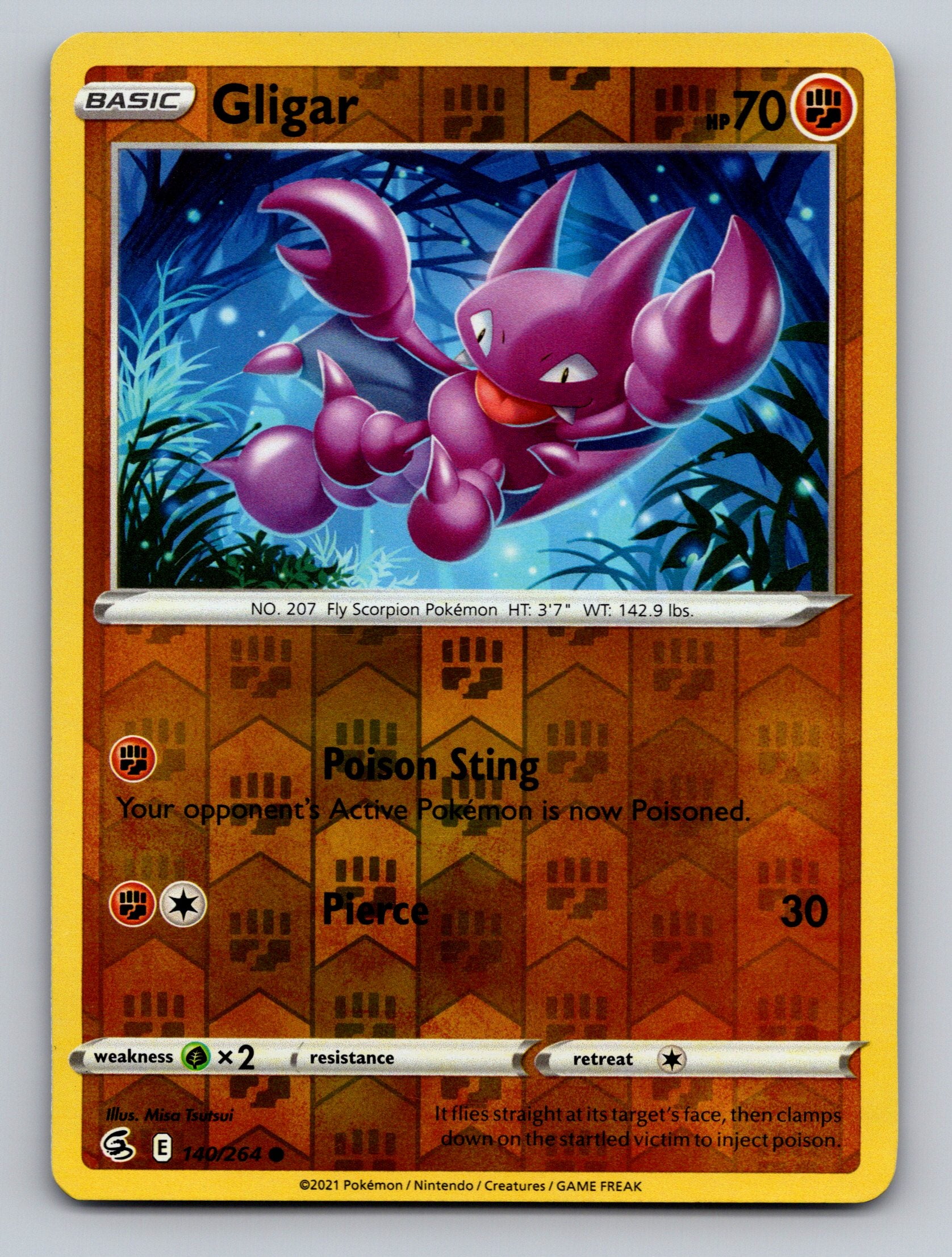 SWSH08: Fusion Strike #140/264 Gligar