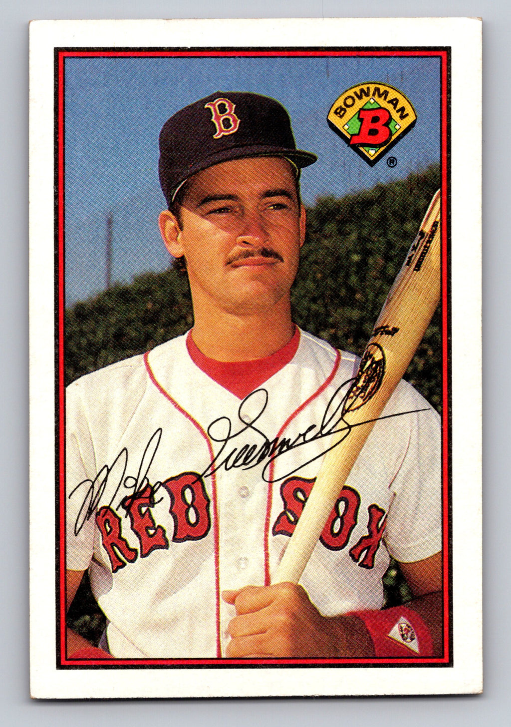 1989 Bowman #34 Mike Greenwell