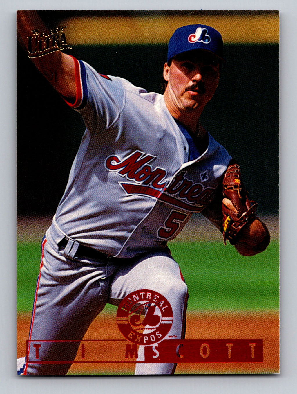 1995 Ultra #407 Tim Scott Gold Medallion