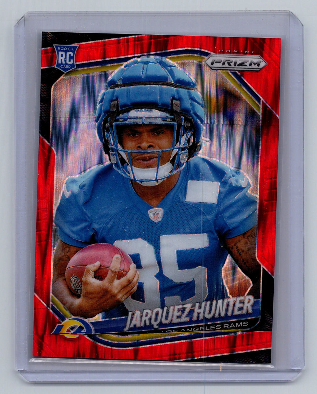 2025 Panini Prizm #353 Jarquez Hunter Red Flash