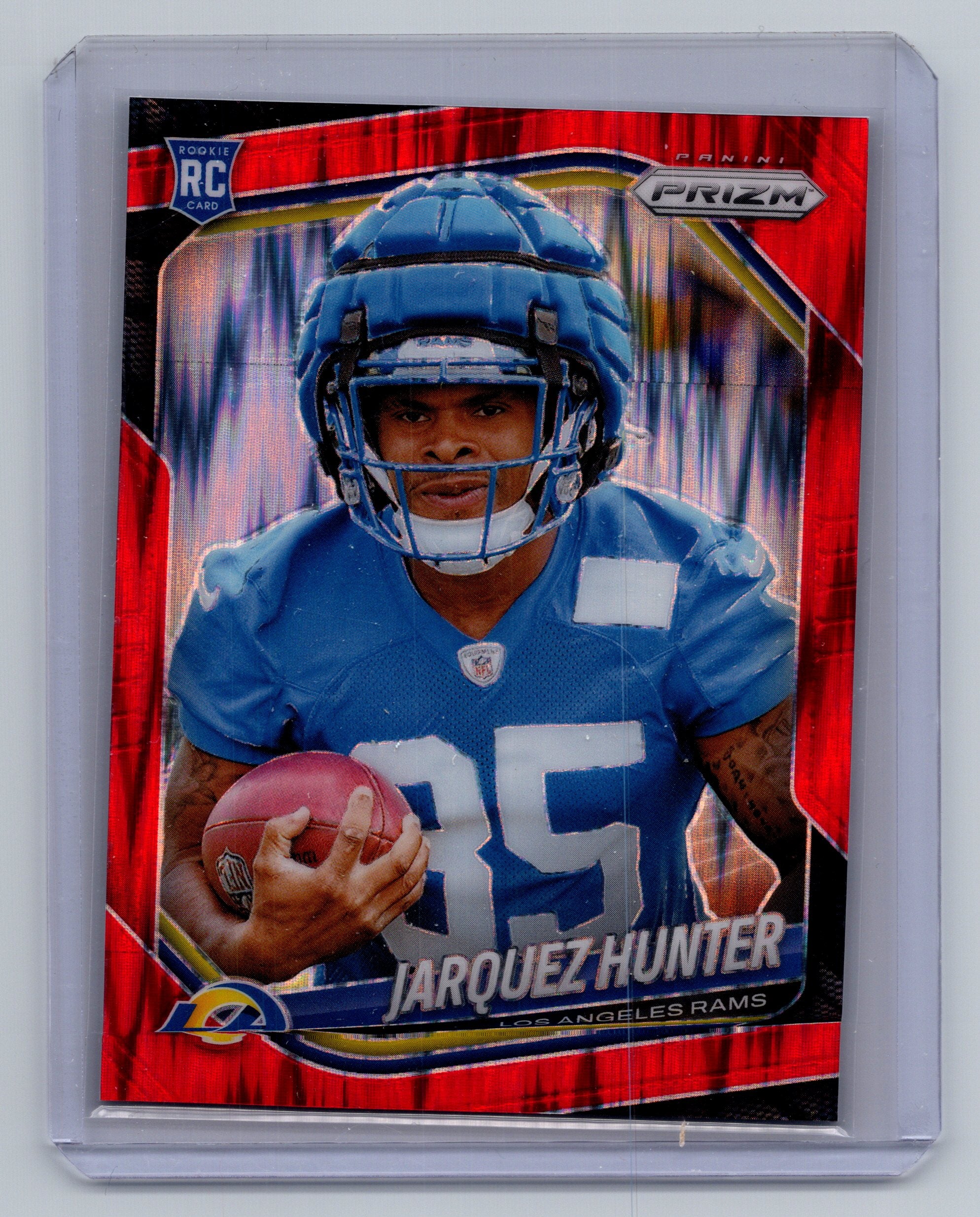 2025 Panini Prizm #353 Jarquez Hunter Red Flash