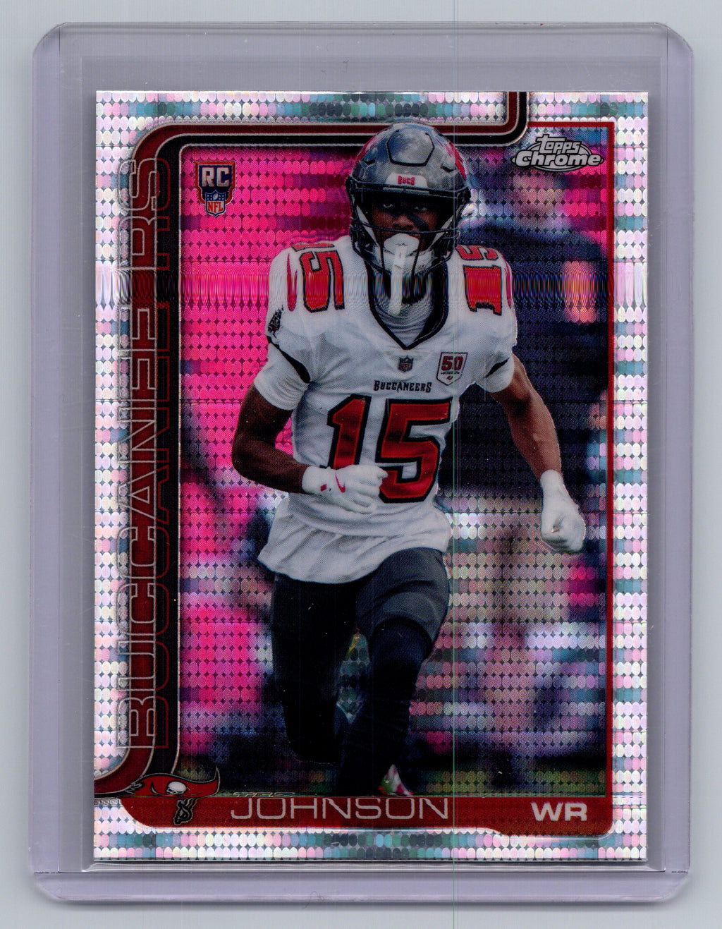 2025 Topps Chrome #342 Tez Johnson Pulsar Refractor
