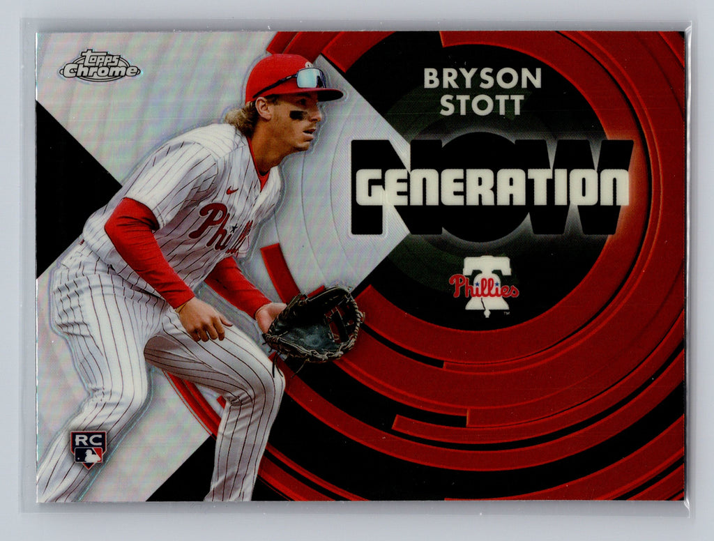 2022 Topps Chrome Update #GNC-19 Bryson Stott Generation Now Chrome