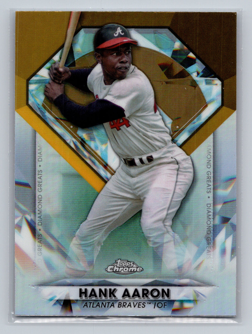2022 Topps Chrome Update #DGC-53 Hank Aaron Diamond Greats Die Cuts