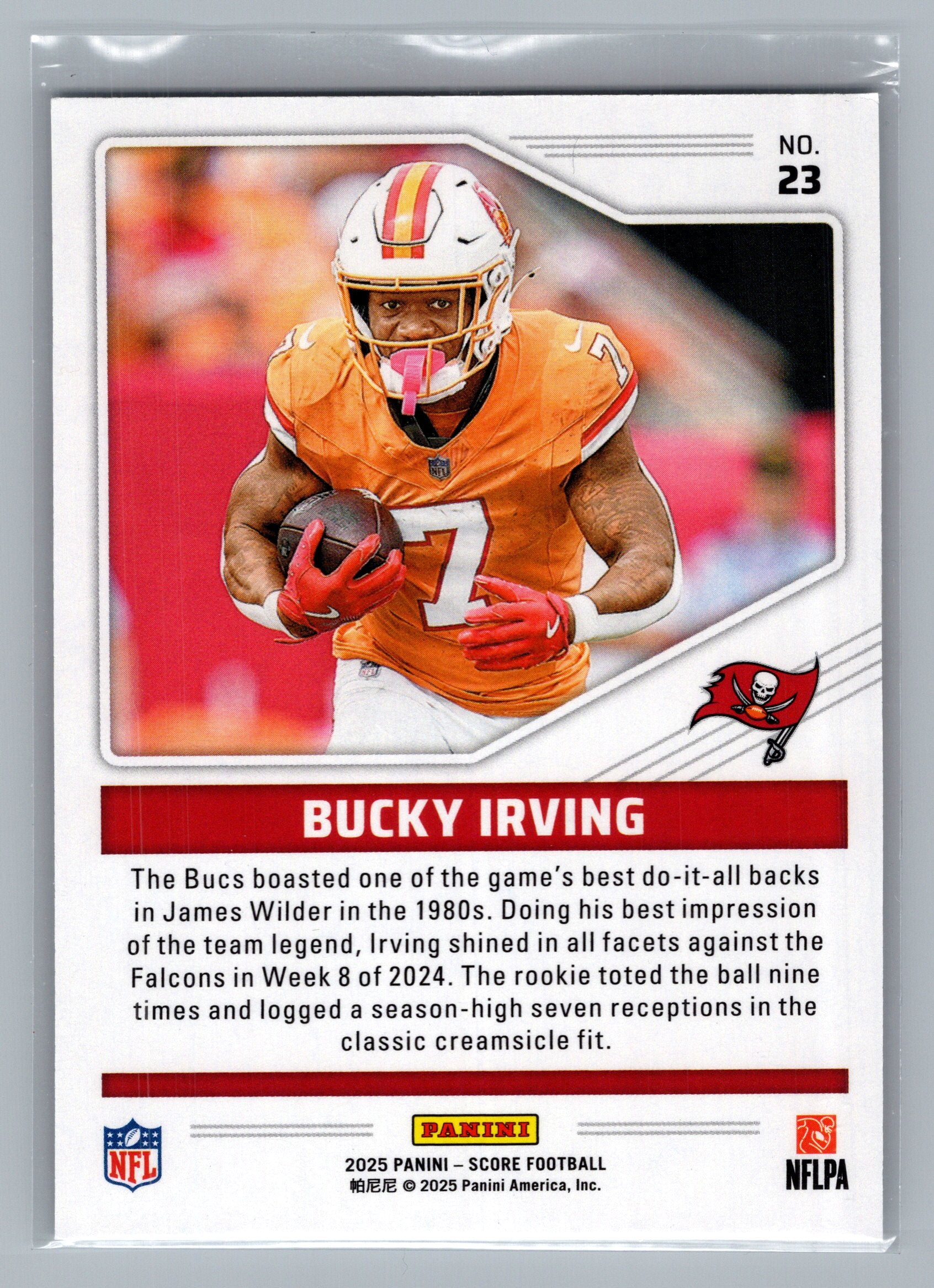 2025 Score #23 Bucky Irving Throwbacks