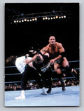 2000 Comic Images WWF Rock Solid #66 Rock 'N' Sock Wins Third Title