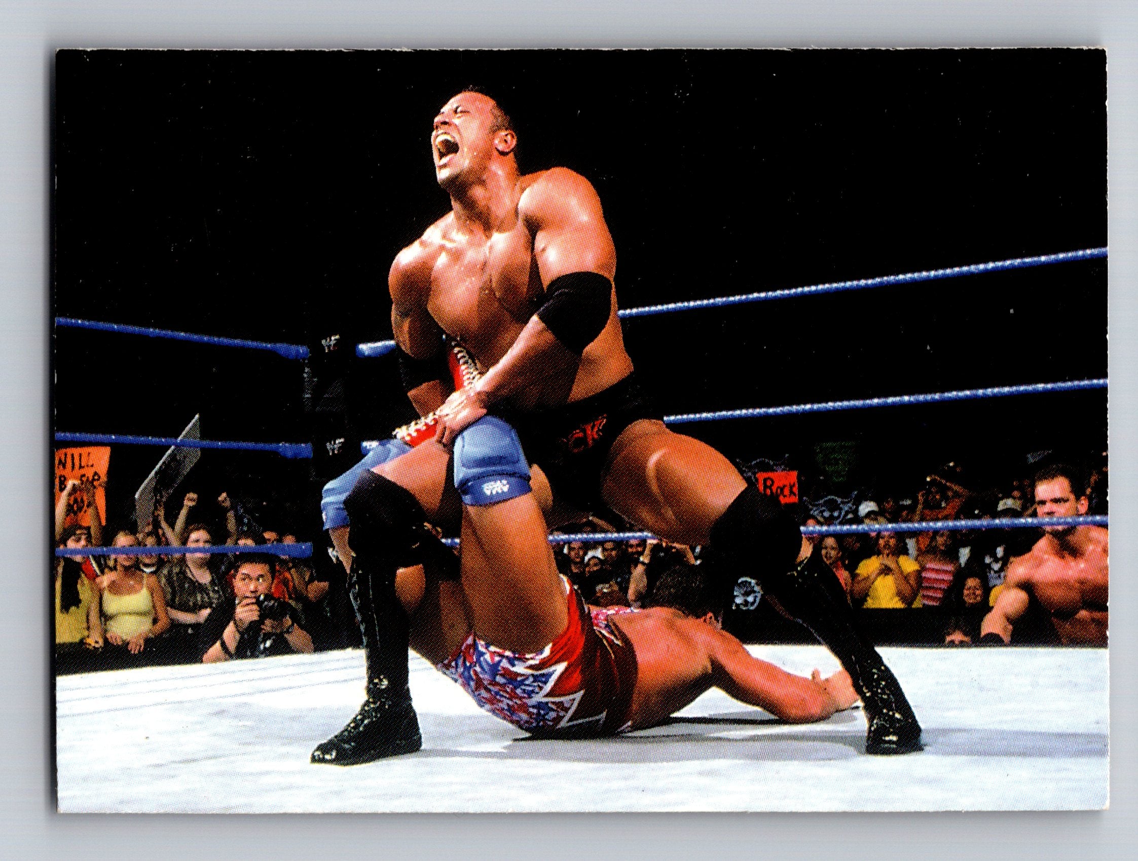 2000 Comic Images WWF Rock Solid #27 Stretch 'Em Out, Rock