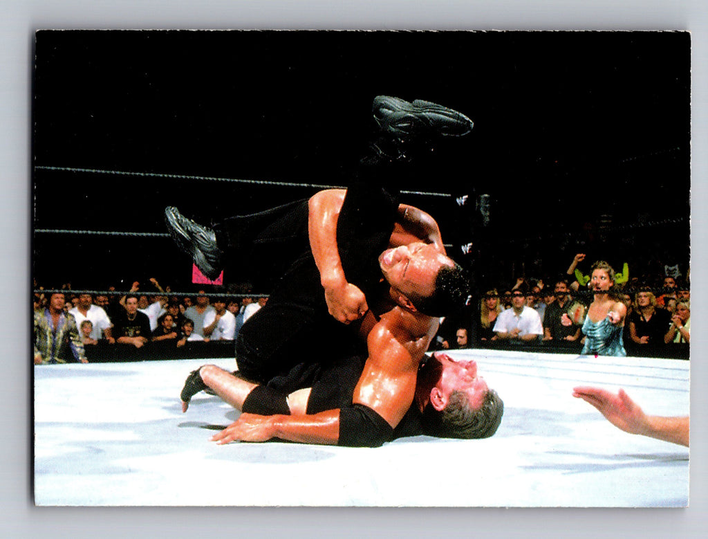 2000 Comic Images WWF Rock Solid #62 Rock vs. Vince McMahon