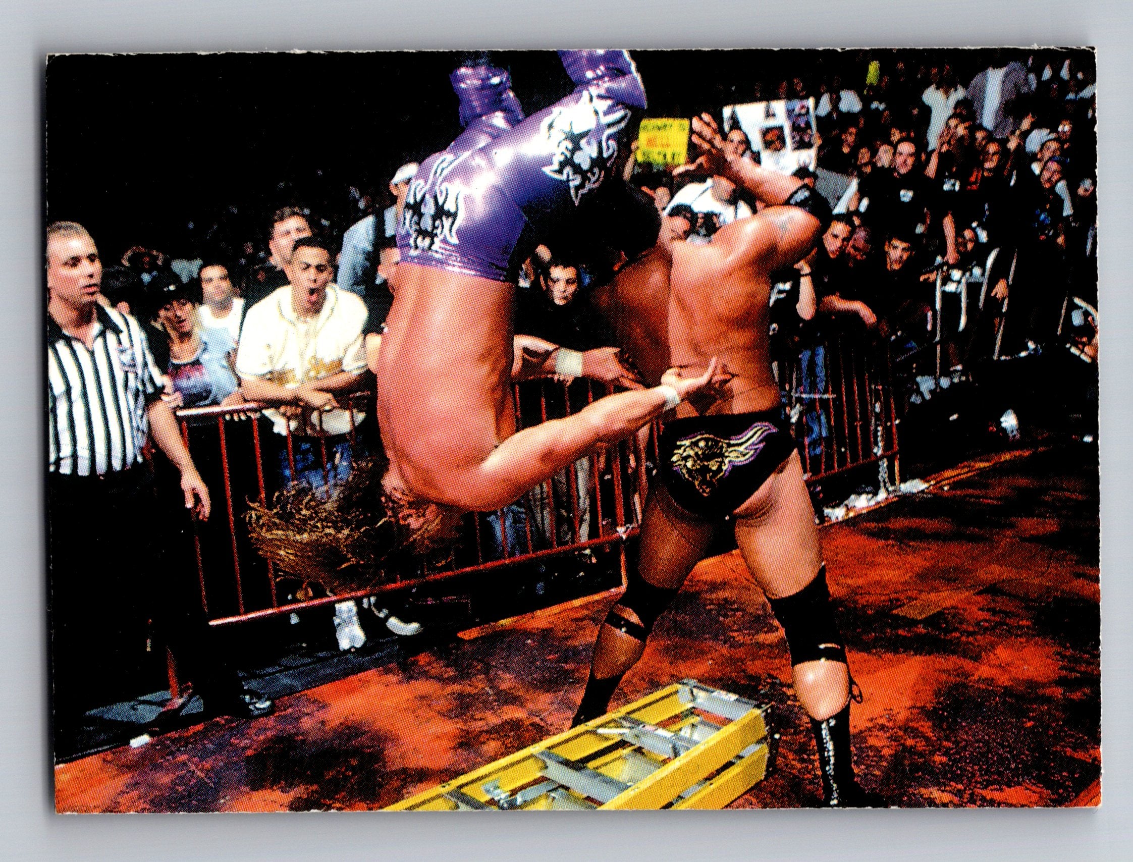 2000 Comic Images WWF Rock Solid #29 Rough Landing