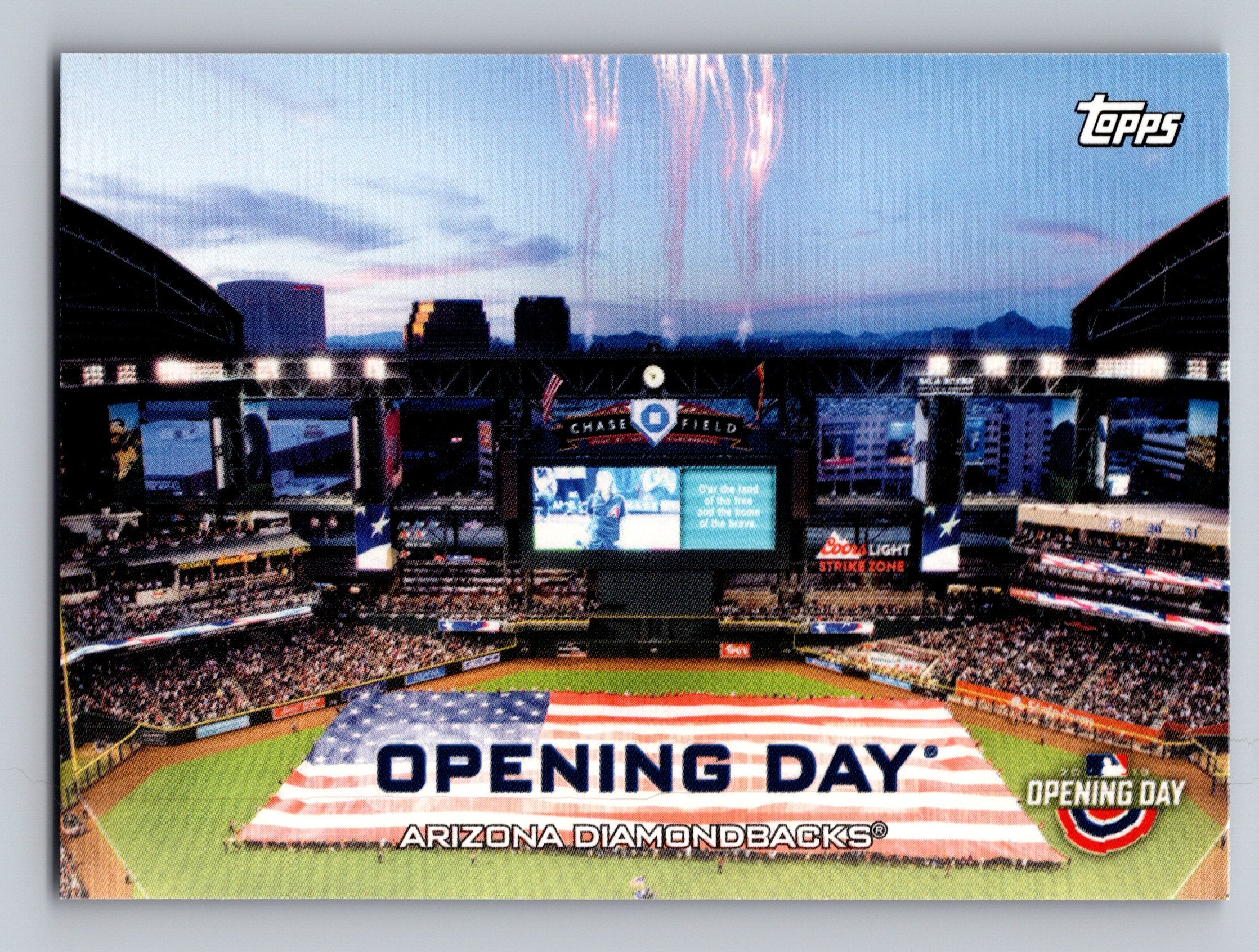 2019 Topps Opening Day #ODB-AD Arizona Diamondbacks Opening Day