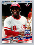 2019 Topps Opening Day 150 Years of Fun 5x7 #YOF-12 Joe Morgan #/49